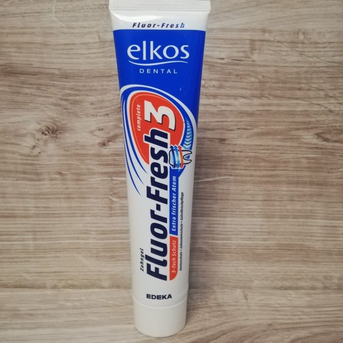 Зубна паста Elkos Fluor-Fresh3 125ml