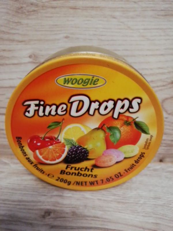 Льодяники Fine Drops Frucht Bonbons ( фруктові) 200 г