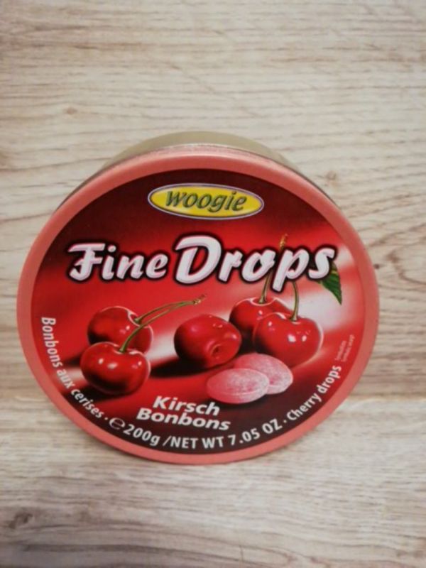 Льодяники Fine Drops Kirsch Bonbons (вишня) 200 г