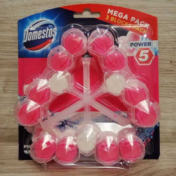Domestos туалетний блок. 3 шт. (магнолія)