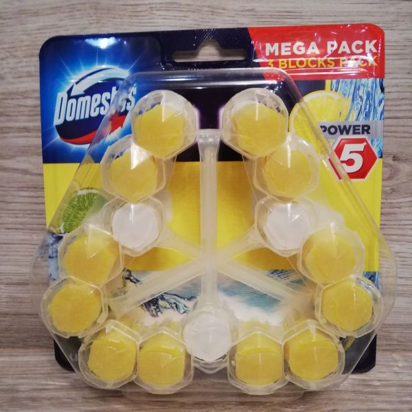 Domestos підвісний туалетний блок (лимон) 3 шт.