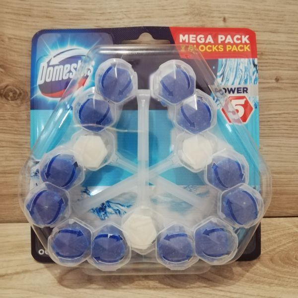 Блок для унітаза Domestos Power 5 Ocean, 55 г х 3 шт.