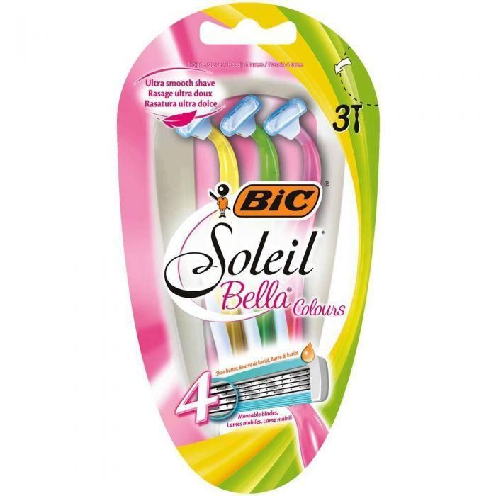 Набір бритв без змінних картриджів BIC Soleil Bella Colours 3 шт.