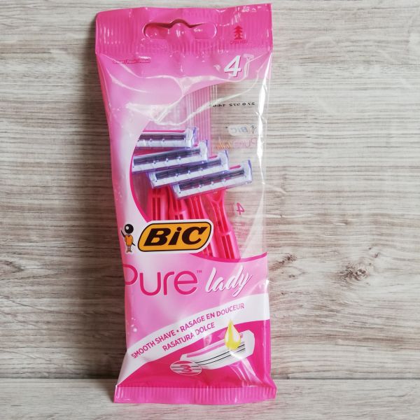 Bic Pure 3 Lady верстати для гоління Pink/3 леза/4 шт.