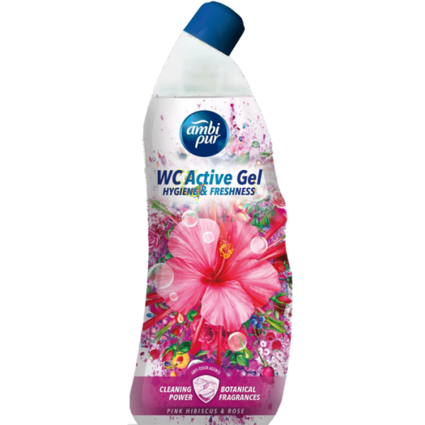 Гель для туалету Ambi Pur WC Botanical Fragrances Гібікус і троянда, 750 мл
