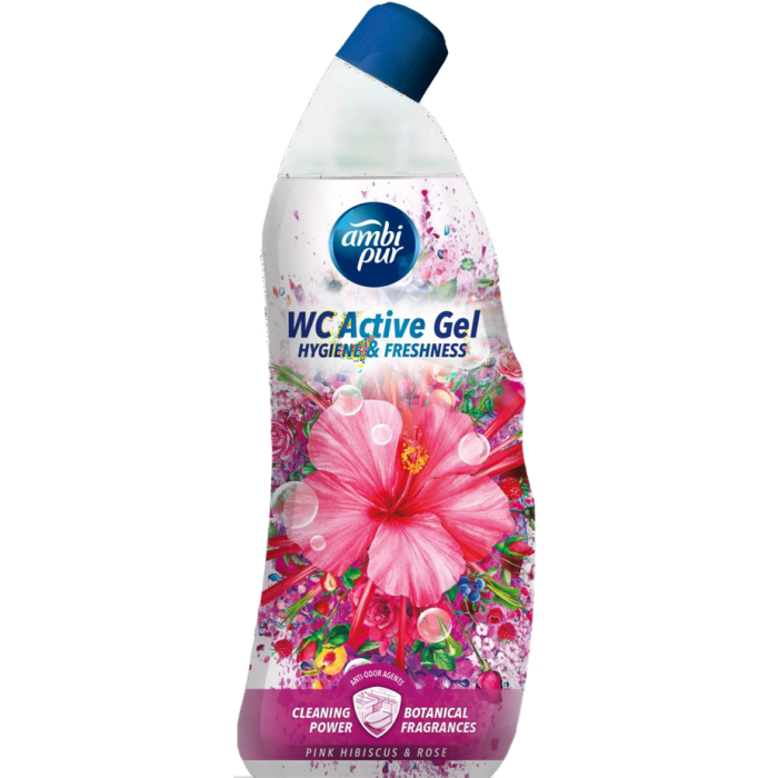 Гель для туалету Ambi Pur WC Botanical Fragrances Гібікус і троянда, 750 мл