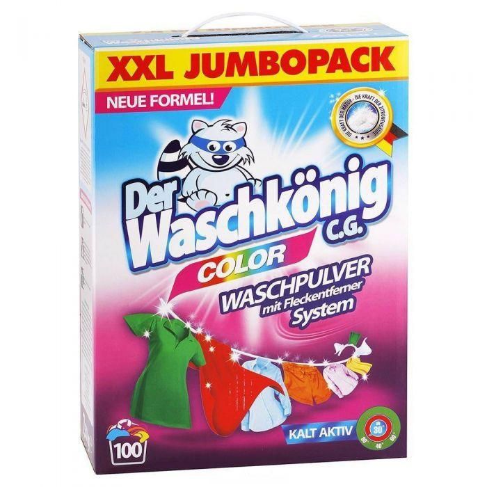 Пральний порошок Waschkonig color, 7,5 кг (100 прань)