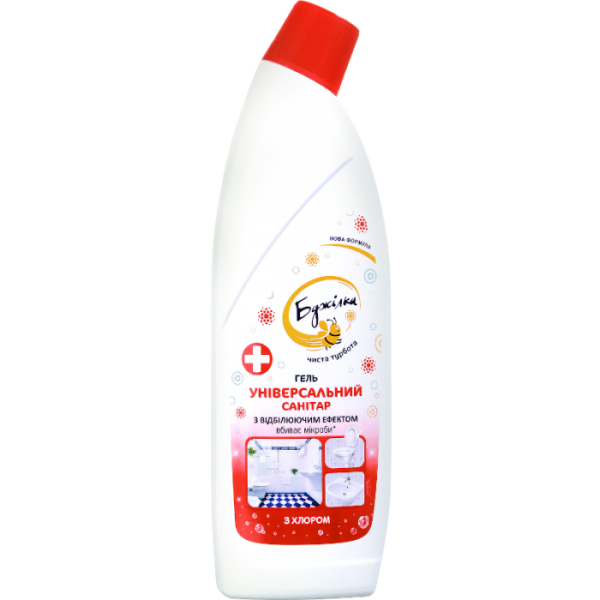 Гель для миття унітазів Санітарний-Т Бджилка з хлором, 1 л