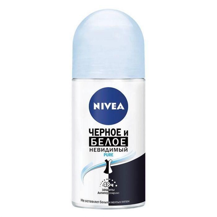 Дезодорант-антиперспірант Nivea Pure Невидимий захист для чорного й білого 50 мл