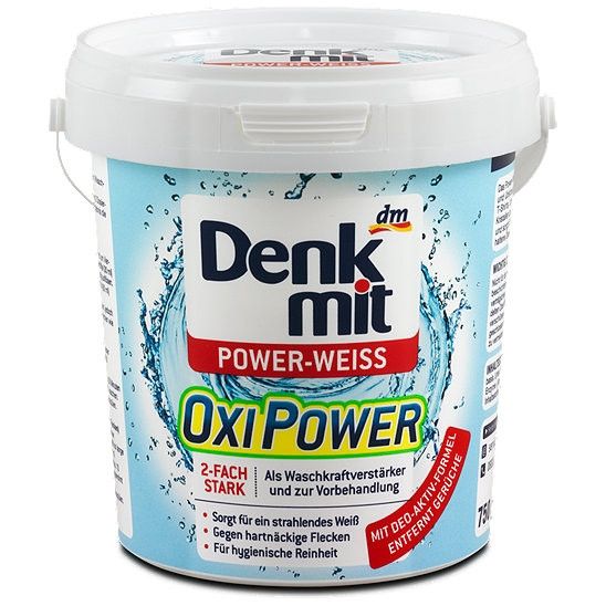 Плямовивідник для білого Denkmit Oxi Power Power Weiss 750г