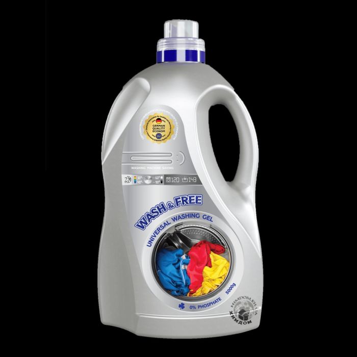 Гель для прання WASH&FREE універсальний 5 л