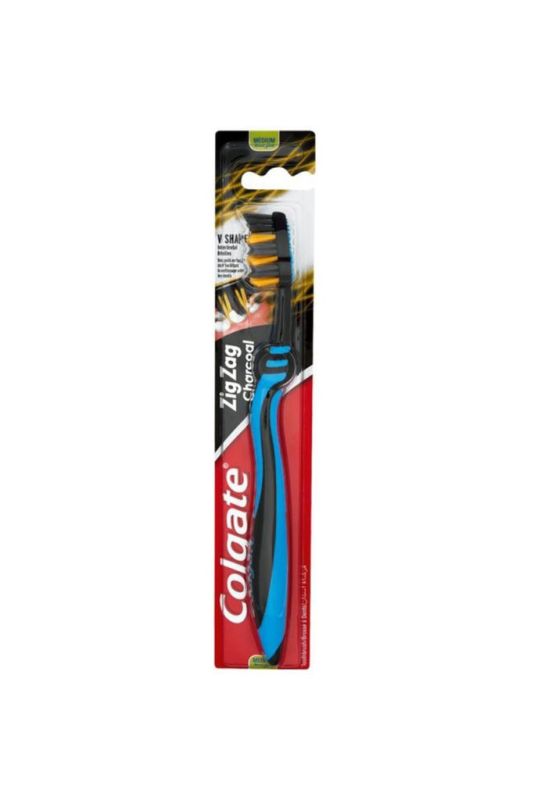Зубна щітка Colgate ZigZag Charcoal середньої жорсткості