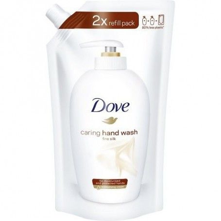 Мило рідке Dove Ніжний шовк дой-пак 500 мл