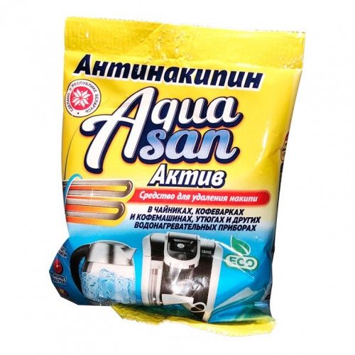 Засіб для видалення накипу Актив AQUASAN в саше 70 г