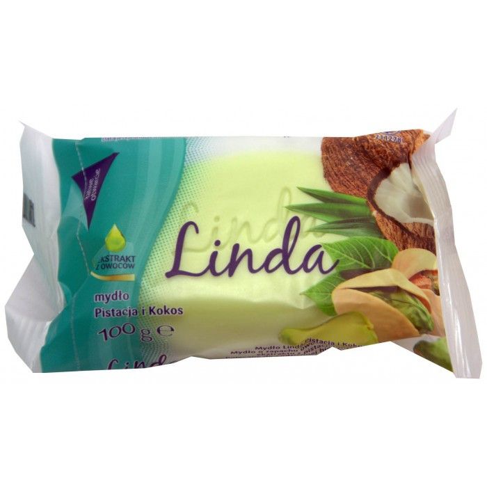 Крем-мило тверде Linda Фісташка та кокос, 100 г