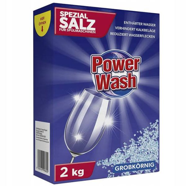 Сіль для посудомийних машин Power Wash Spezial Salz 2 кг