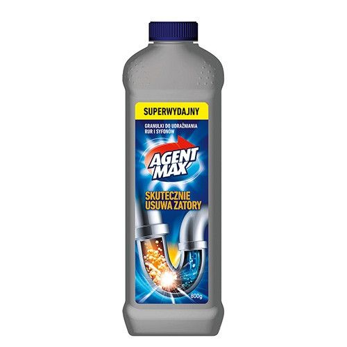Агент Макс Гранули для прочищення труб і сифонів, 800 г