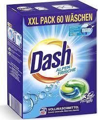 Капсули для прання Dash AlpenFresh 3 in 1 (60 прань)