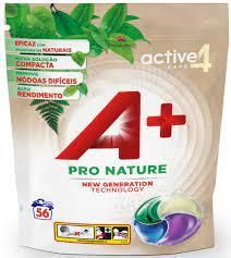 Гель-капсули для прання А+ 4в1 Pro Nature, 56 шт.