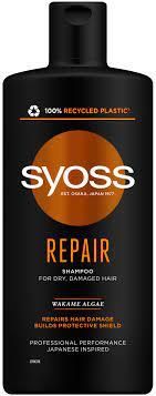 Шампунь Syoss Repair з водоростями вакаме для сухого та пошкодженого волосся 440 мл
