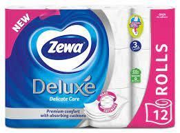 Туалетний папір Zewa Deluxe білий 3 шари 12 рулонів