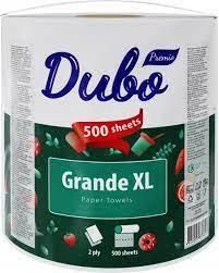 Рушники паперові Диво Premio Grande XL 2-шарові 1 рулон 500 відривів Білі
