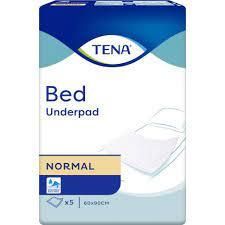 Пелюшки вбиральні одноразові Tena Bed Normal 60х90 см 5 шт.