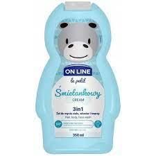 Засіб для миття волосся й обличчя On Line Le Petit Cream Вершкове морозиво, 350 мл
