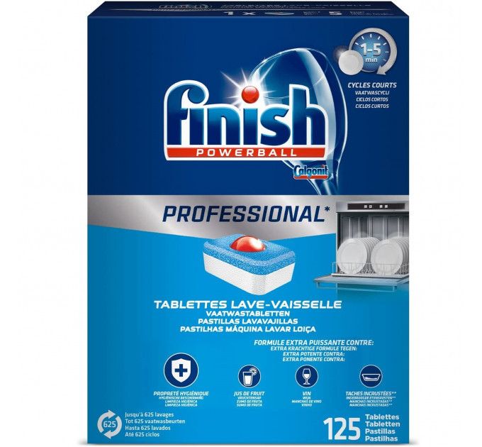Таблетки для посудомийки Finish Professional 125 шт.