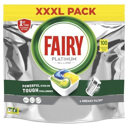 Таблетки для посудомийної машини Fairy Platinum Все-в-Одному 100 шт