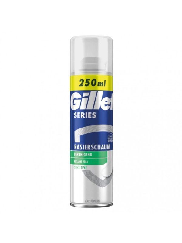 Піна для гоління Gillette Series Sensitive Aloe Vera Foam 250 мл