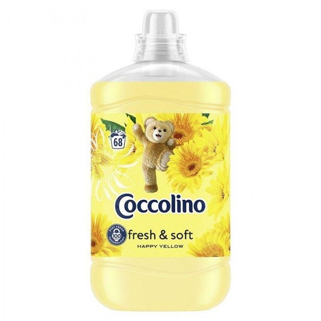 Ополіскувач для одягу Cocolino Happy Yellow 68 прань 1700 мл