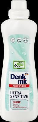 Гіпоалергенний кодиціонер для білизни Denkmit Ultra Sensitive, 33 прання, 1 л