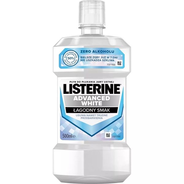 Ополіскувач для порожнини рота Listerine Advanced White Mild Taste 500 мл