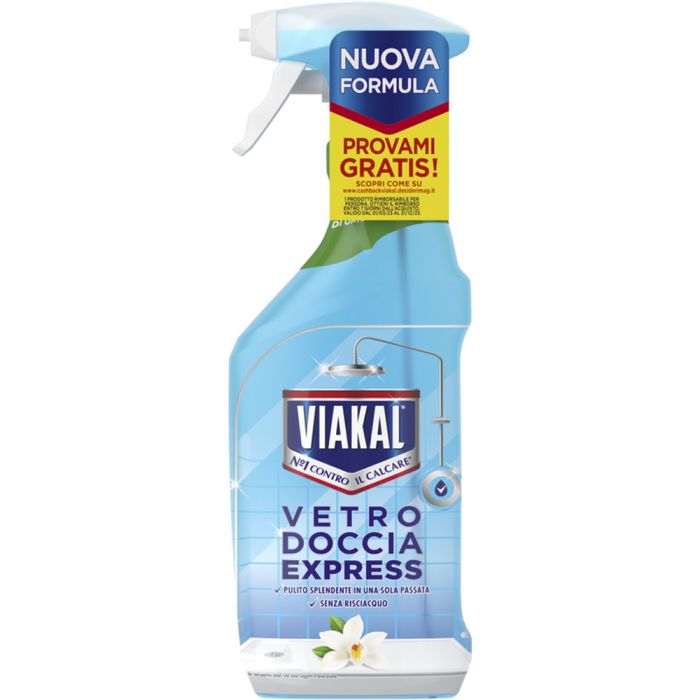 Спрей для чищення скла душової кабіни Viakal Vetro Doccia Express 470мл
