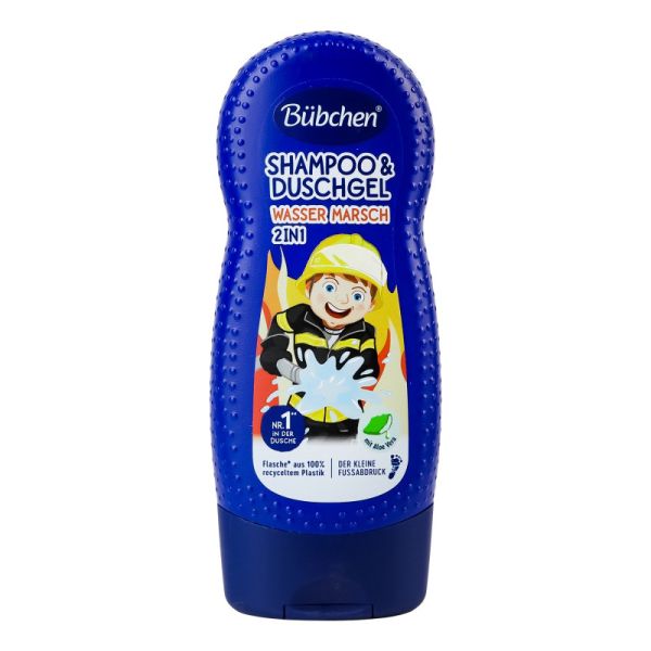 Шампунь для волосся та гель для тіла Bubchen Kids Хробарий пожежний 230 мл