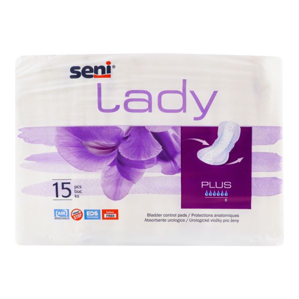 ПРОКЛАДКИ УРОЛОГІЧНІ PLUS LADY SENI 15ШТ