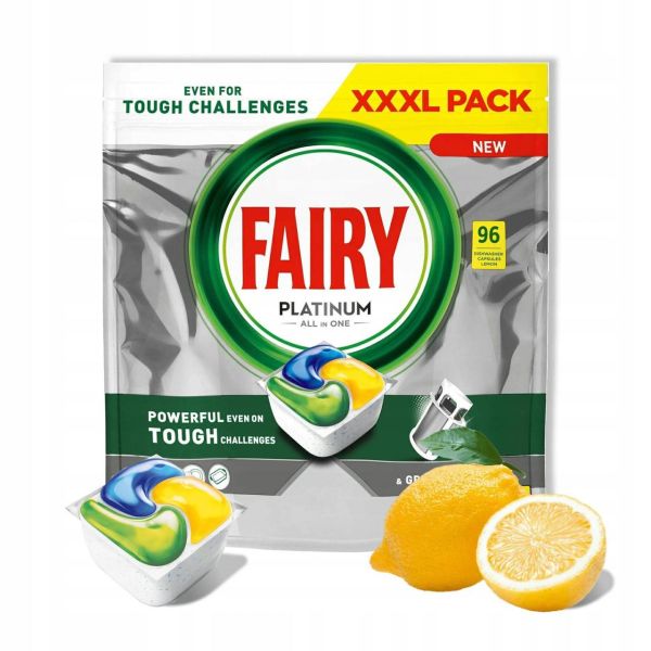 Таблетки для посудомийної машини Fairy Platinum Все-в-Одному 96 шт