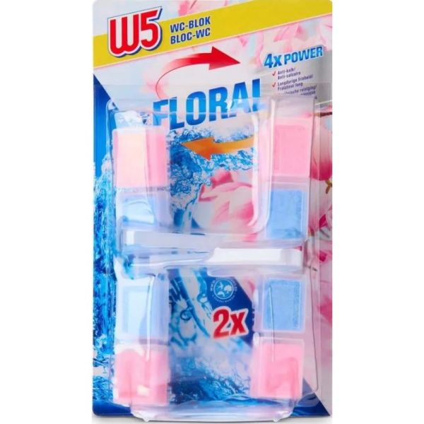 Підвісний блок для туалету W5 Floral 2*48г