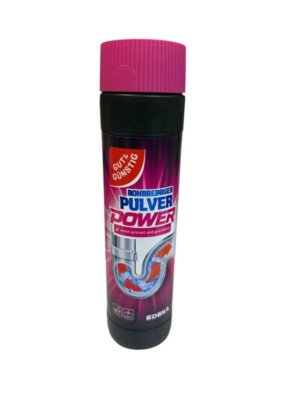 Гранули для чищення стічних труб від засмічень Gut&Günstig Rohrfrei Pulver 600 г Німеччина