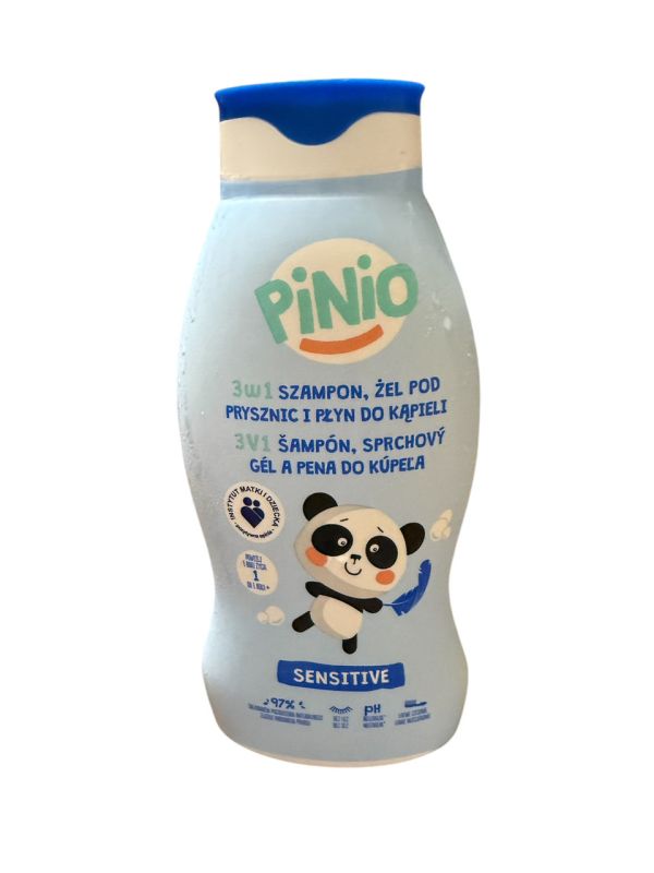 Шампунь дитячий 3в1 чутлива шкіра Пініо Pinio sensitiwe 3w1 500ml