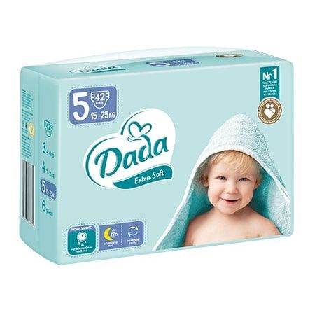 Підгузки Dada Extra Soft 5 (15-25 кг), 42 шт.