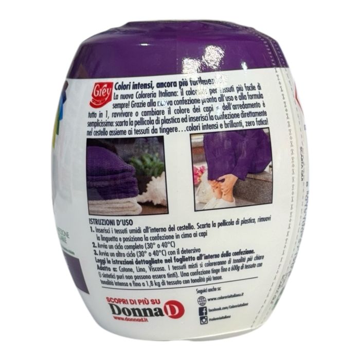 Фарба для одягу Coloreria Italiana Viola Glamou фіолетовий гламур 350 г
