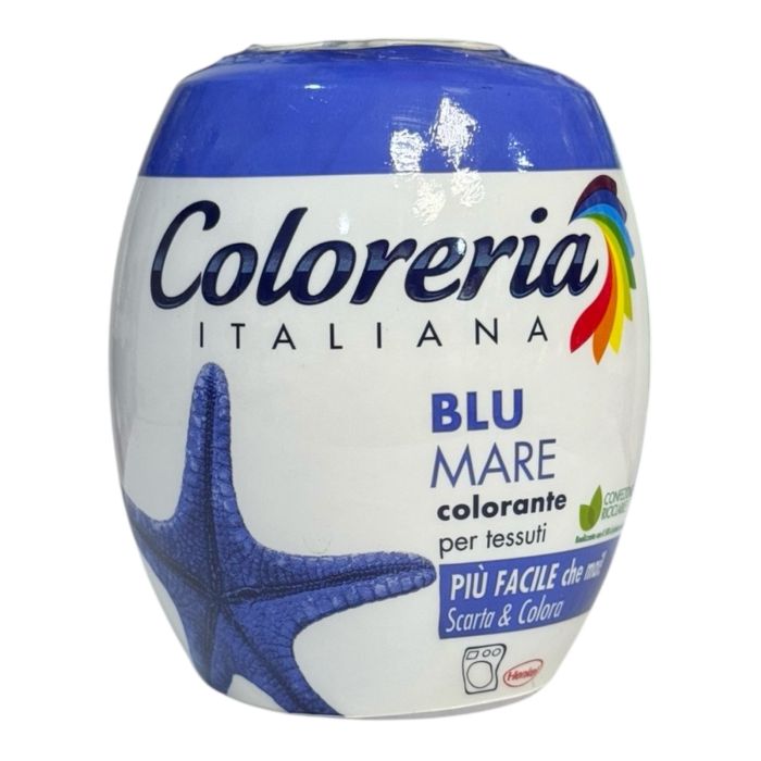 Фарба для фарбування одягу COLORERIA ITALIANA BLU MARE морський блакитний 350г