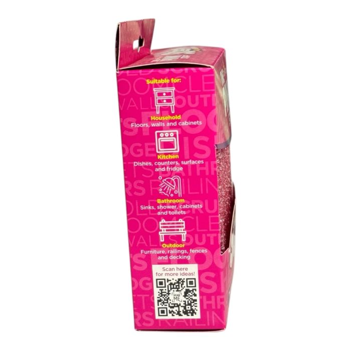 Губка для прибирання універсальна скрубер The Pink Stuff Sqeezy Miracle Scrubber DUAL SPONGE, 1 шт