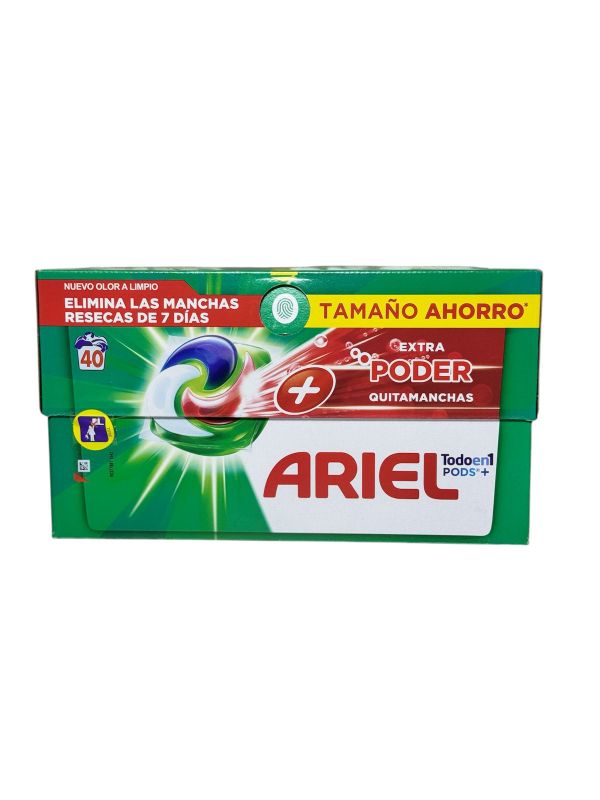 Ariel капсули Extra poder з плямовивідником 4в1 40шт
