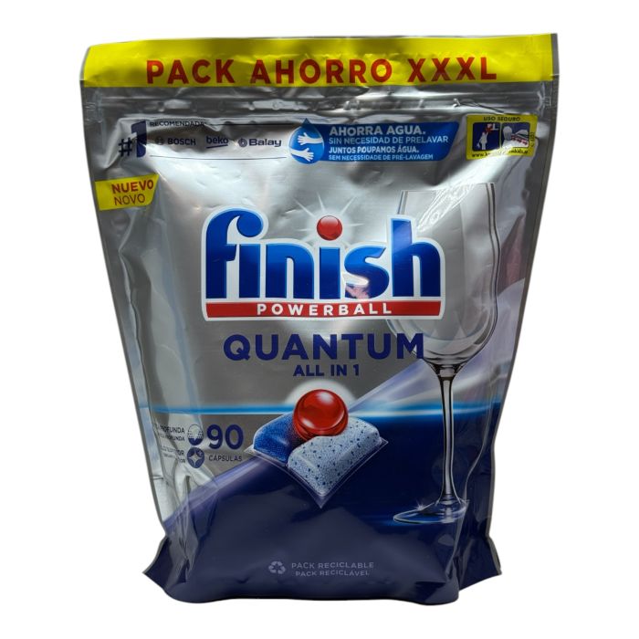 Таблетки для посудомийних машин Finish Quantum all in1 90 шт