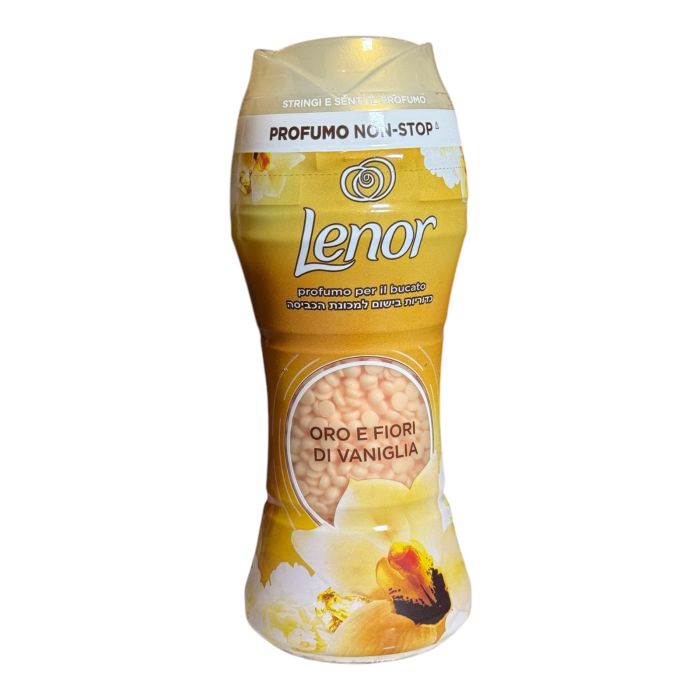 Парфумовпний кондиціонер для білизни в гранулах Lenor Oro e Fiori di Vaniglia 210 г