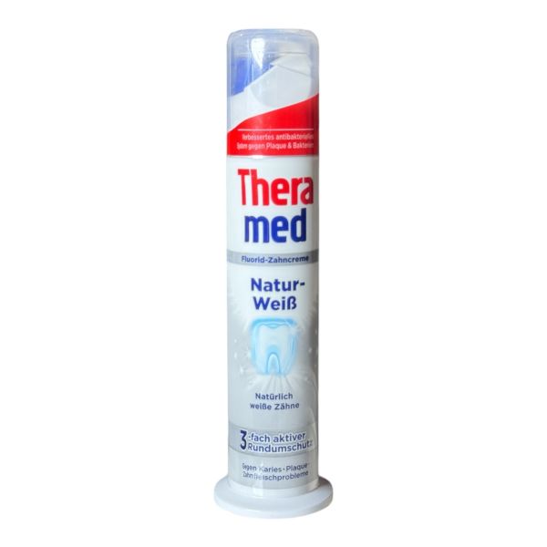 Зубна паста в тубі відбілююча Theramed Natur — Weib 100ml