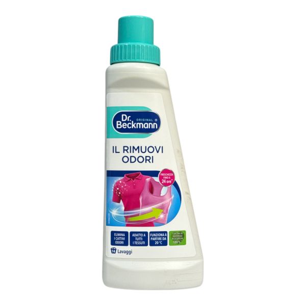 Dr. Beckmann засіб для видалення запахів il rimuovi odori для усіх типів білизни smacchiatore 14 прань, 500 мл